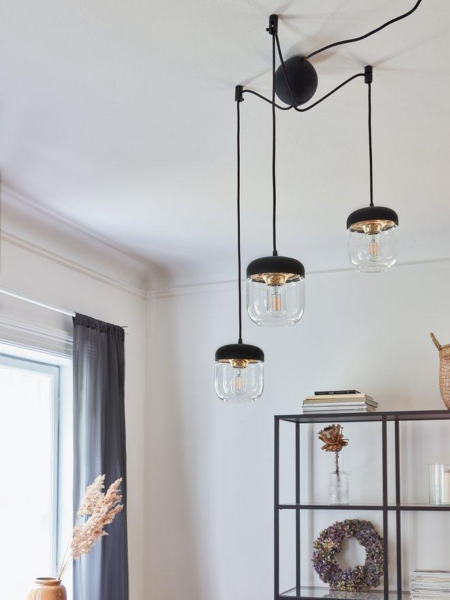 UMAGE - Glass and Metal Hanger, Acorn and Cannonball Cluster - MBS Design