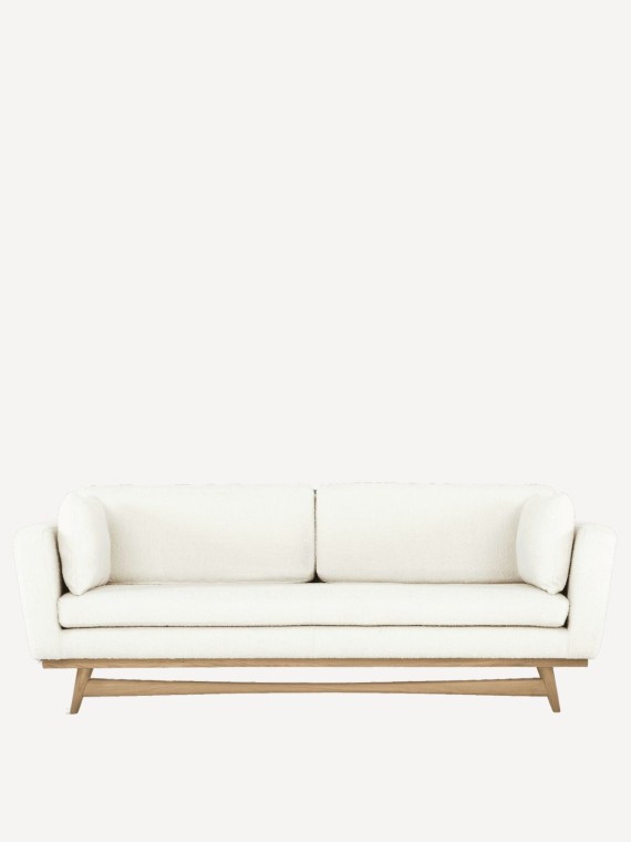 red edition Sofa 210 , 3-seater in solid wood