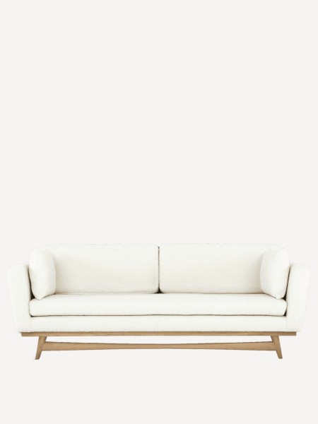 red edition Sofa 210 , 3-seater in solid wood