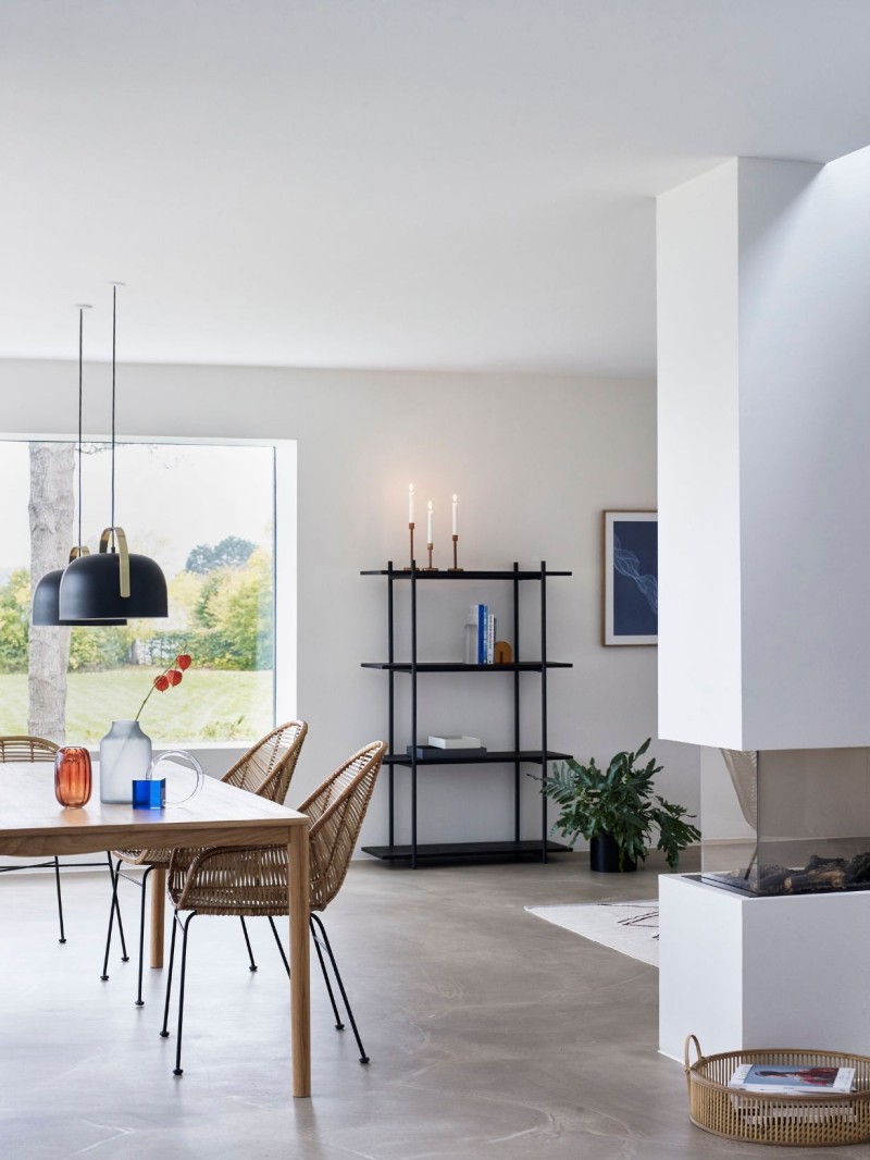 Hubsch- Single 4-tier shelf, Maple wood, Norm