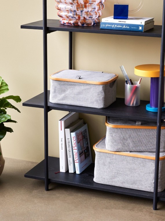 Hubsch- Single 4-tier shelf, Maple wood, Norm