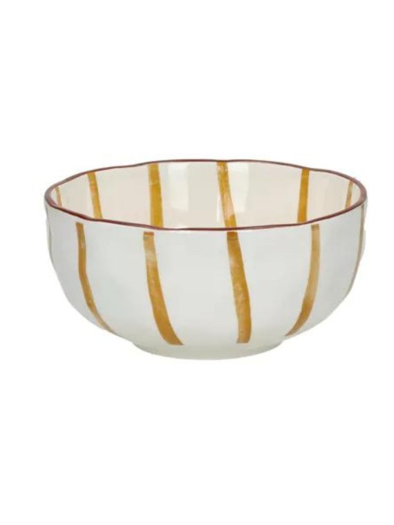 Pomax-Porcelain Soup Bowl, Myconos x6