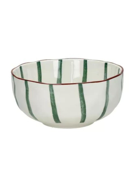 Pomax-Porcelain Soup Bowl, Myconos x6