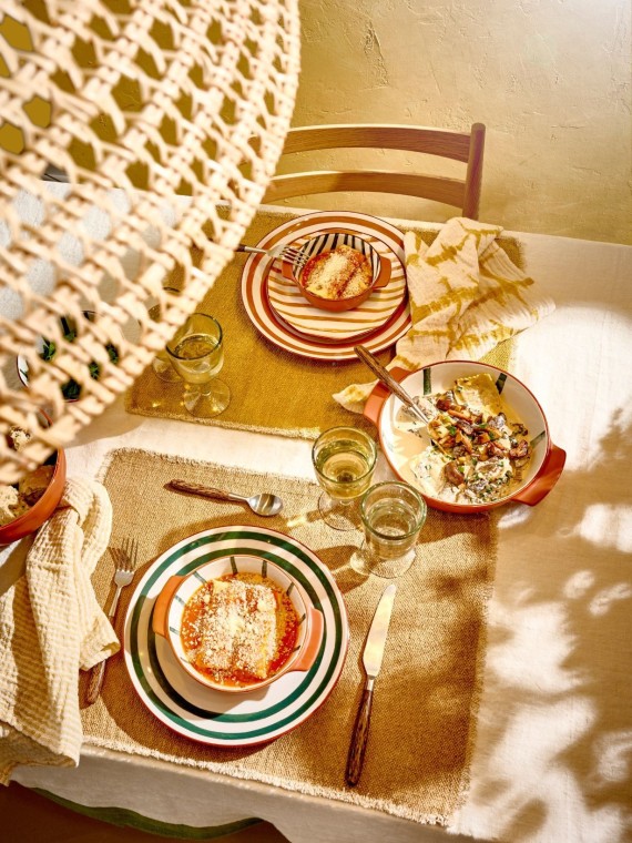 Pomax - Mykonos Dinner Plate, X 6