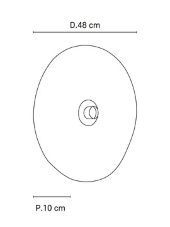 Natural linen wall lamp, Rivage XS Market Set