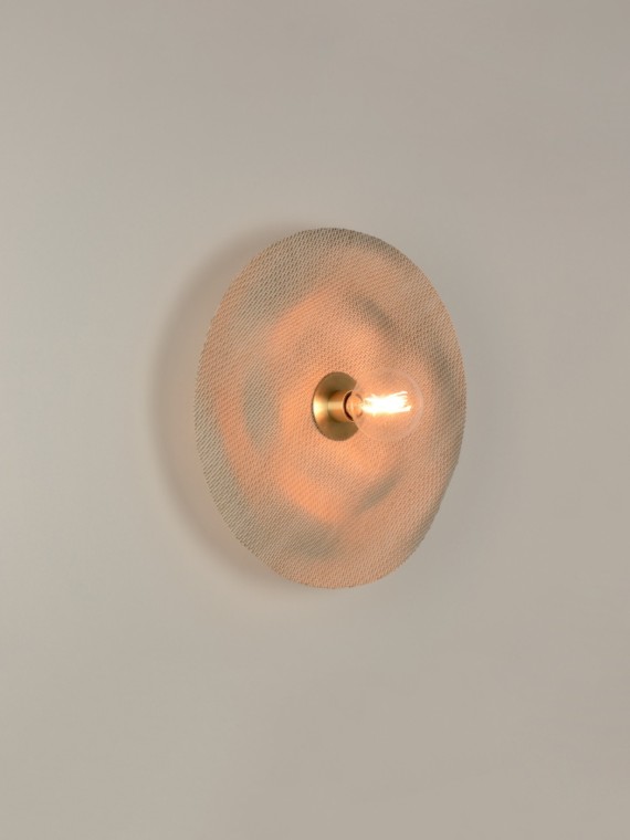 Natural linen wall lamp, Rivage XS Market Set
