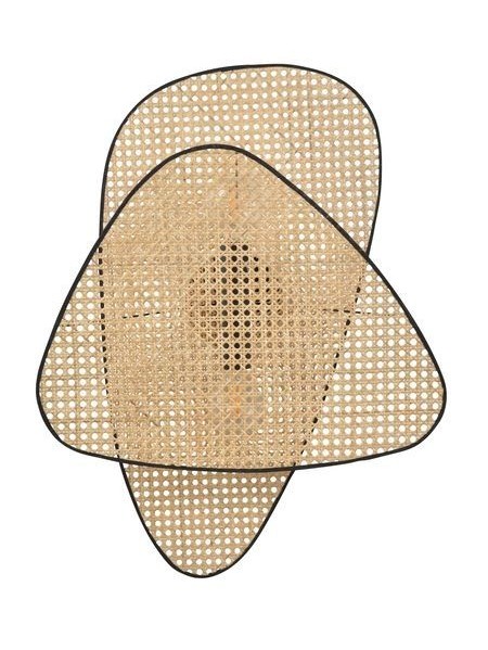 Rattan wall light Double Screen from market set