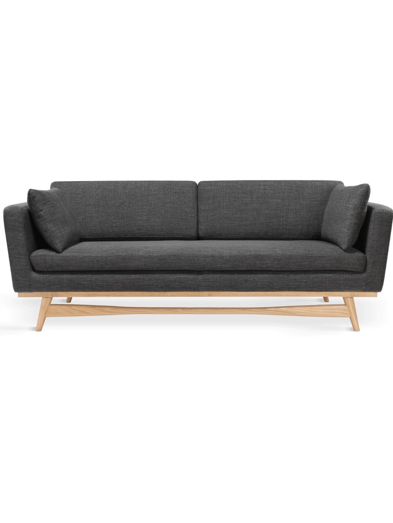 Red edition, Sofa in fabric or velvet, 210