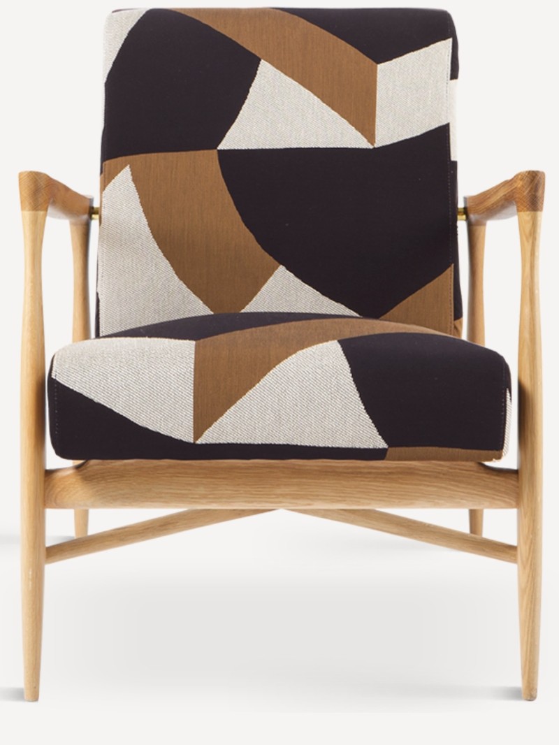 Red-Edit-Fabric armchair, Floating| MBS DESIGN