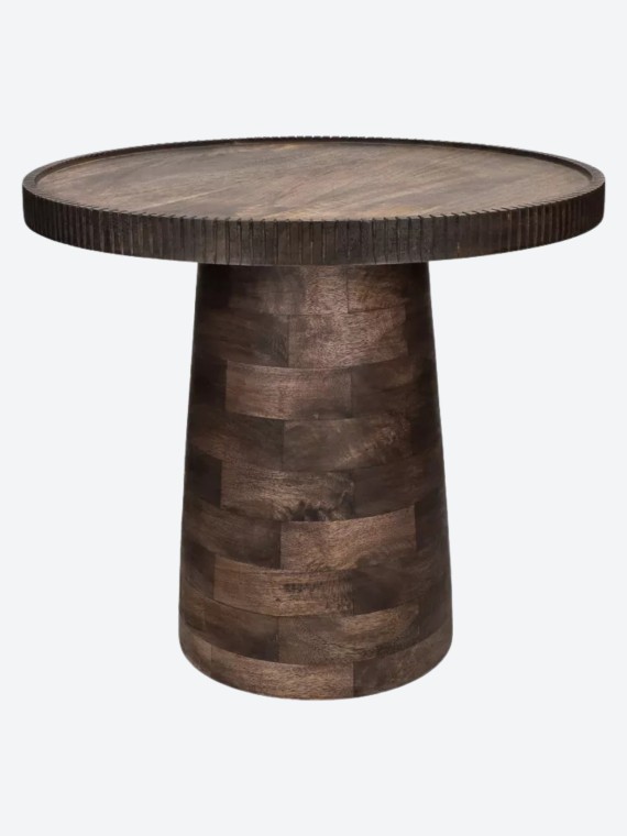 Pomax, Table basse d'appoint en bois de mangier, Ramona