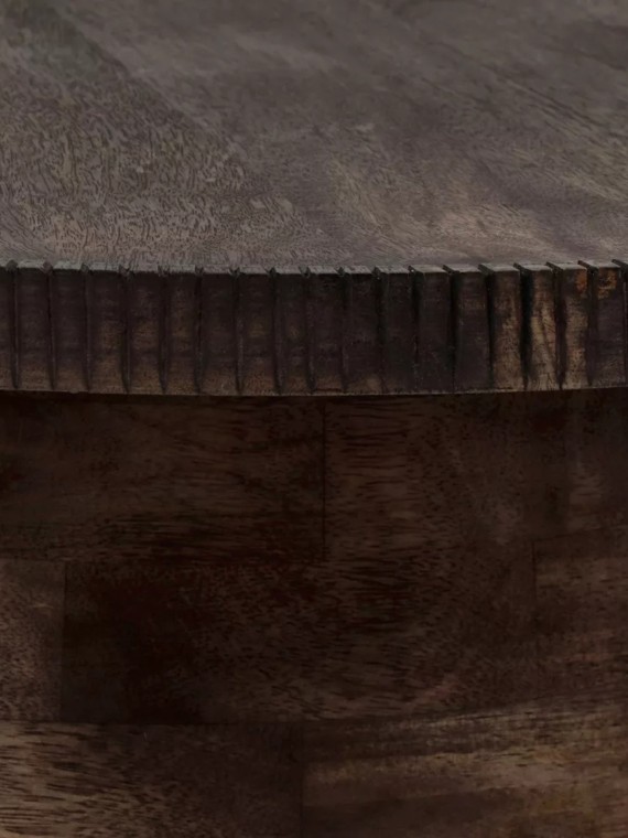 Pomax, Table basse d'appoint en bois de mangier, Ramona