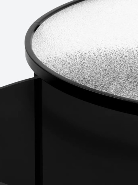 Pomax, Metal / glass coffee tables, Claudia